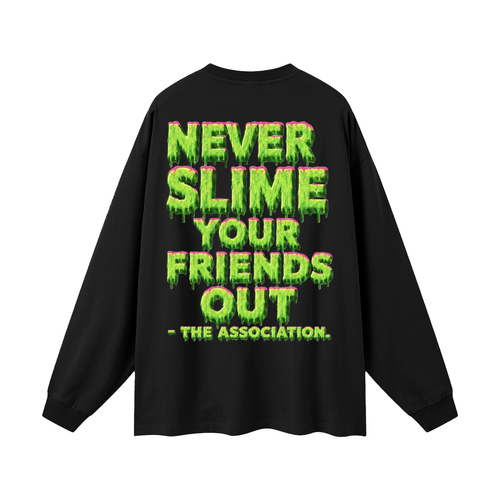 Oversized Long Sleeve Slime T-Shirt